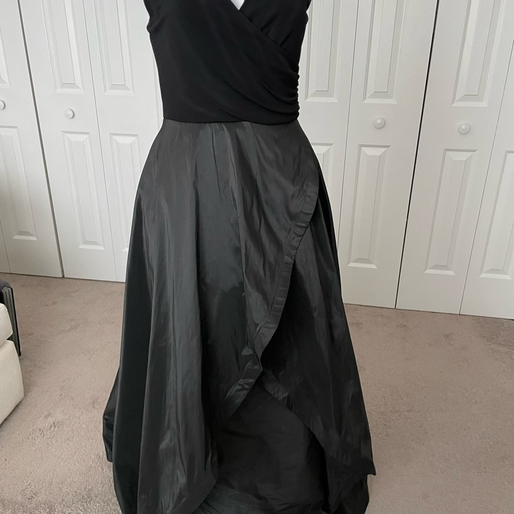 Rickie Freeman for Teri Jon Black High Low Dress